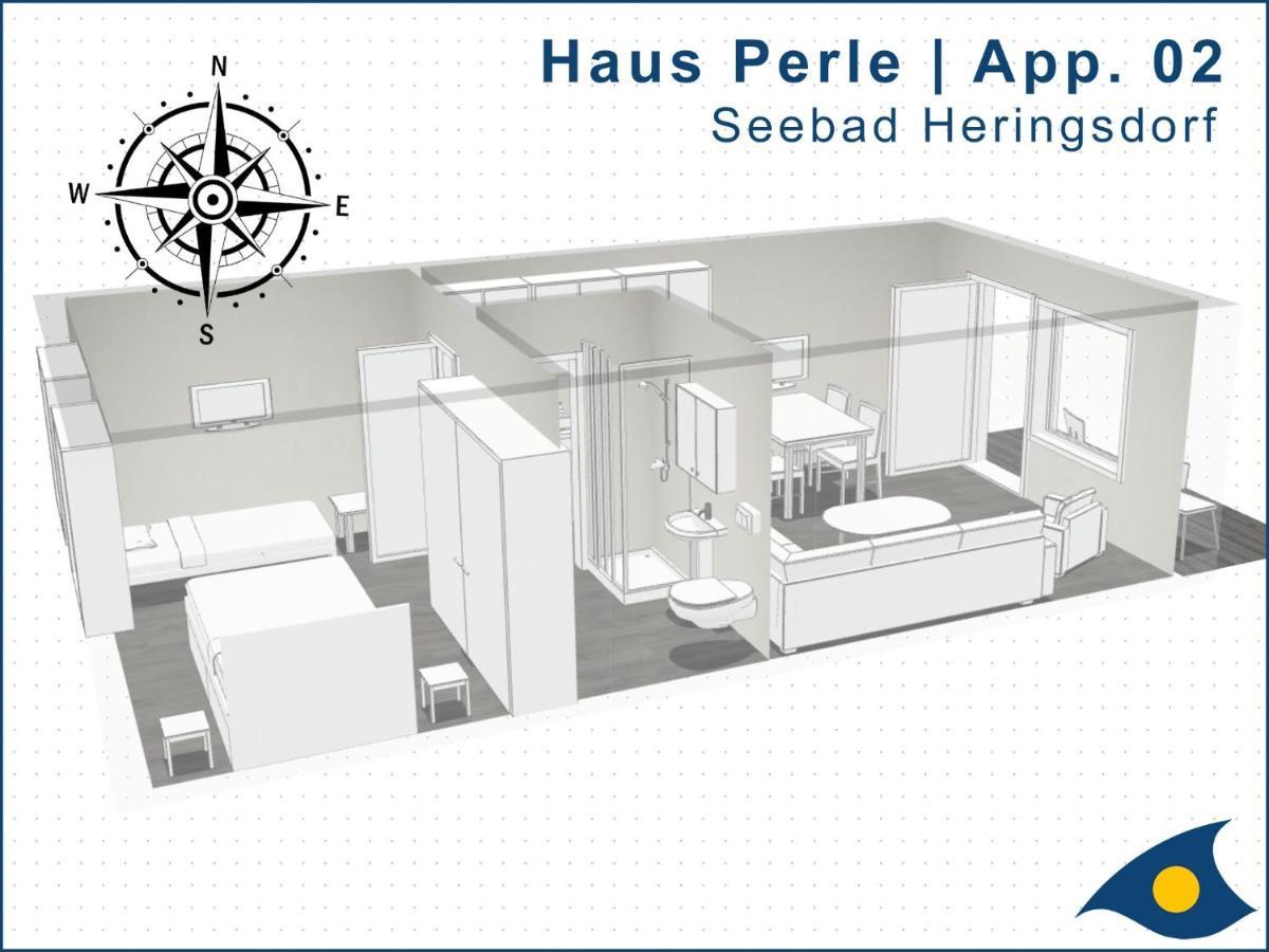 شقة Haus Perle Whg 02 هيرينجسدورف المظهر الخارجي الصورة