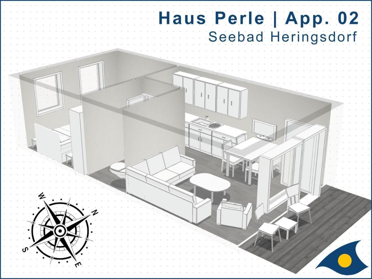 شقة Haus Perle Whg 02 هيرينجسدورف المظهر الخارجي الصورة